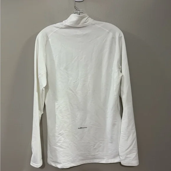 Men's Adidas ClimaWarm Long Sleeve White Techfit Mock Neck. Size XL - Picture 4 of 7